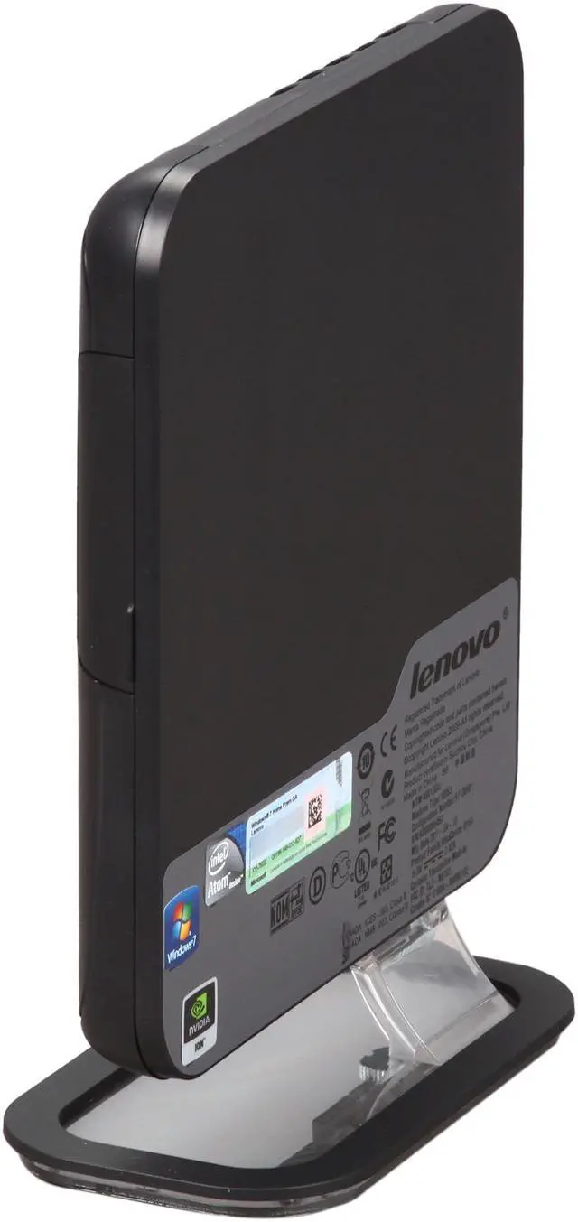 Alt view image 2 of 6 - Lenovo Nettop IdeaCentre Q150 (40812GU) Intel Atom D525 2GB DDR3 250GB HDD Windows 7 Home Premium 64-bit