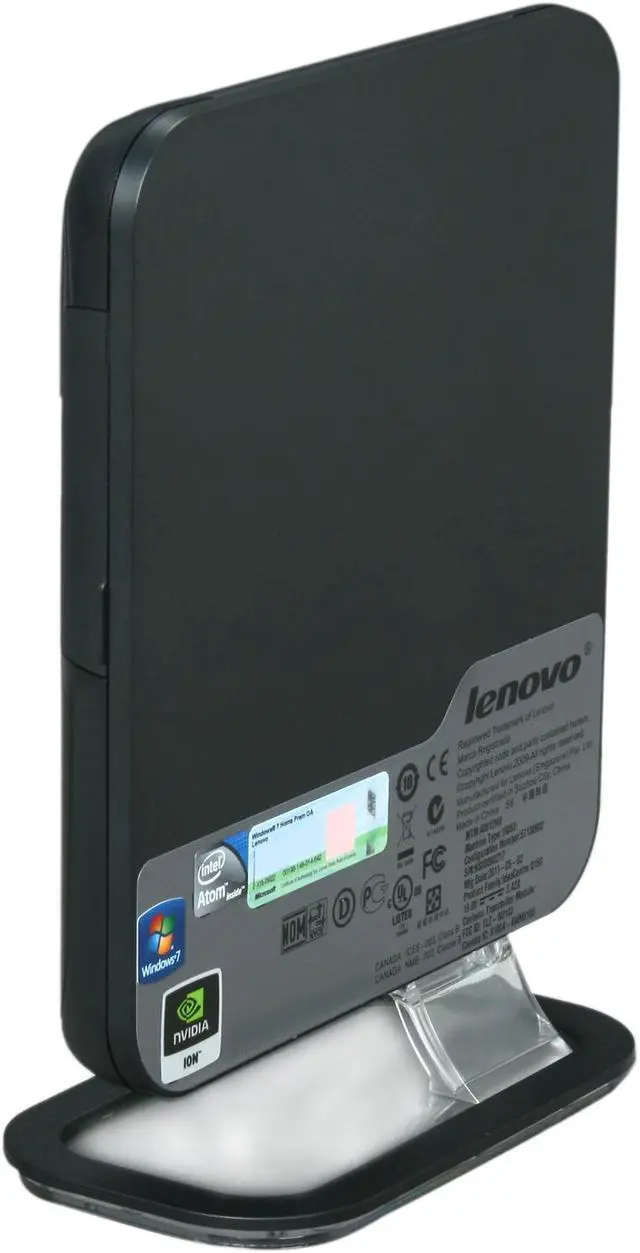 Alt view image 3 of 7 - Lenovo Nettop IdeaCentre Q150 (40812HU) Intel Atom D525 2GB DDR3 250GB HDD Windows 7 Home Premium 64-bit