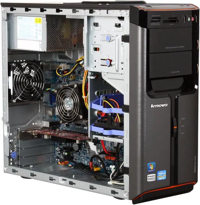 Alt view image 7 of 10 - Lenovo Desktop PC IdeaCentre K330B (77471QU) Intel Core i5-2310 8GB DDR3 1.5TB HDD AMD Radeon HD 6450 (1 GB) Windows 7 Home Premium 64-bit
