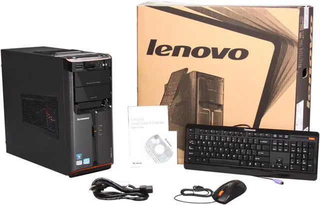 Alt view image 9 of 9 - Lenovo Desktop PC IdeaCentre K330 (77274HU) Intel Core i7-2600 12GB DDR3 1.5TB HDD AMD Radeon HD 6450 1GB Windows 7 Home Premium 64-bit