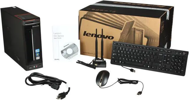 Alt view image 13 of 13 - Lenovo Desktop PC IdeaCentre H330 (77805PU) Intel Core i3-2120 4GB DDR3 500GB HDD Intel HD Graphics 2000 Windows 7 Home Premium 64-Bit