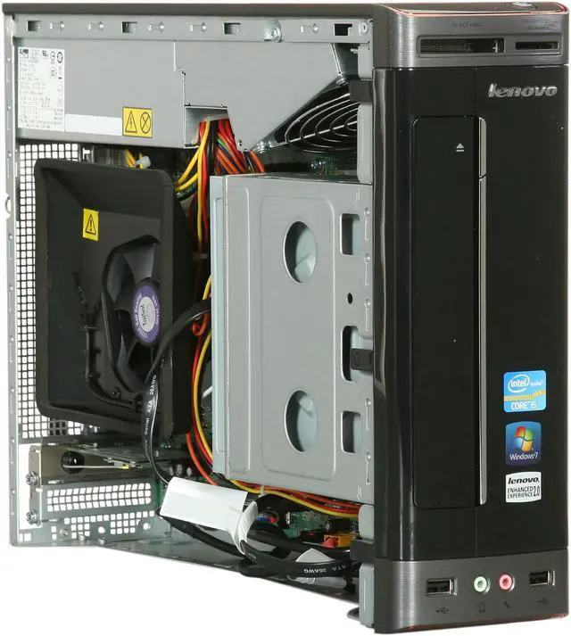 Alt view image 7 of 9 - Lenovo Desktop PC IdeaCentre H330 (77805QU) Intel Core i5-2320 6GB DDR3 500GB HDD Intel HD Graphics 2000 Windows 7 Home Premium 64-Bit