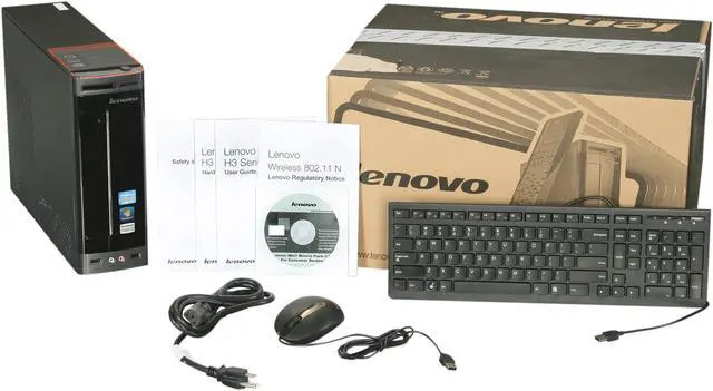 Alt view image 9 of 9 - Lenovo Desktop PC IdeaCentre H330 (77805QU) Intel Core i5-2320 6GB DDR3 500GB HDD Intel HD Graphics 2000 Windows 7 Home Premium 64-Bit