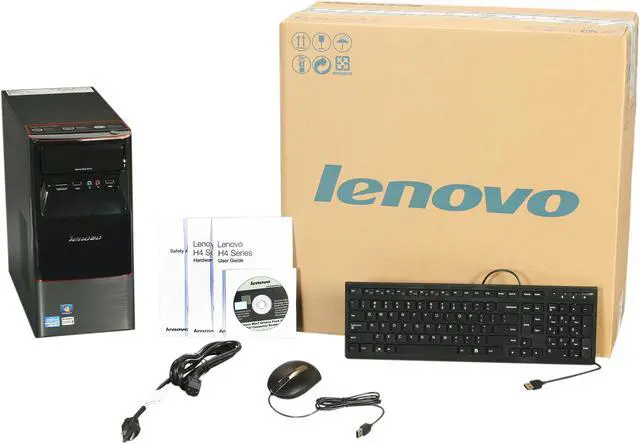 Alt view image 9 of 9 - Lenovo Desktop PC H430 (25581BU) Intel Core i5-2320 8GB DDR3 1TB HDD Intel HD Graphics Windows 7 Home Premium 64-Bit