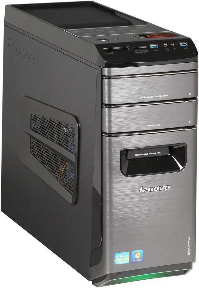 Alt view image 4 of 13 - Lenovo Desktop PC K430 (31091NU) Intel Core i7-3770 8GB DDR3 2TB HDD NVIDIA GeForce GT 620 1GB Windows 7 Home Premium 64-Bit