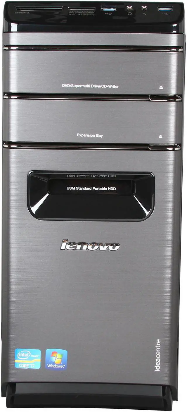 Alt view image 5 of 13 - Lenovo Desktop PC K430 (31091NU) Intel Core i7-3770 8GB DDR3 2TB HDD NVIDIA GeForce GT 620 1GB Windows 7 Home Premium 64-Bit