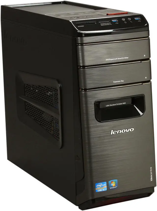 Alt view image 2 of 12 - Lenovo Desktop PC IdeaCentre K430 (31092FU) Intel Core i5-2320 12GB DDR3 2TB HDD NVIDIA GeForce GT 620 1GB Windows 7 Home Premium 64-Bit