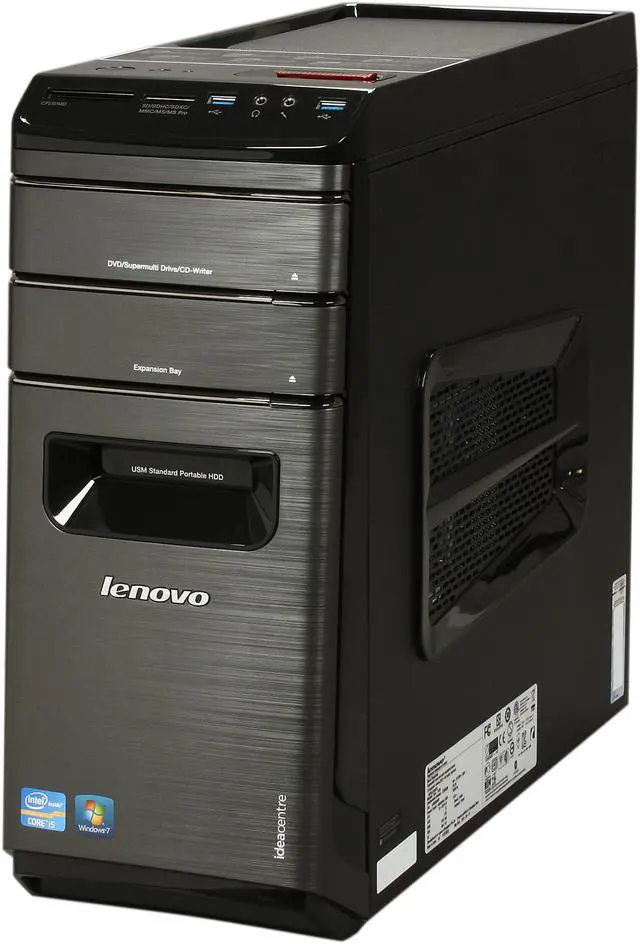 Alt view image 5 of 12 - Lenovo Desktop PC IdeaCentre K430 (31092FU) Intel Core i5-2320 12GB DDR3 2TB HDD NVIDIA GeForce GT 620 1GB Windows 7 Home Premium 64-Bit