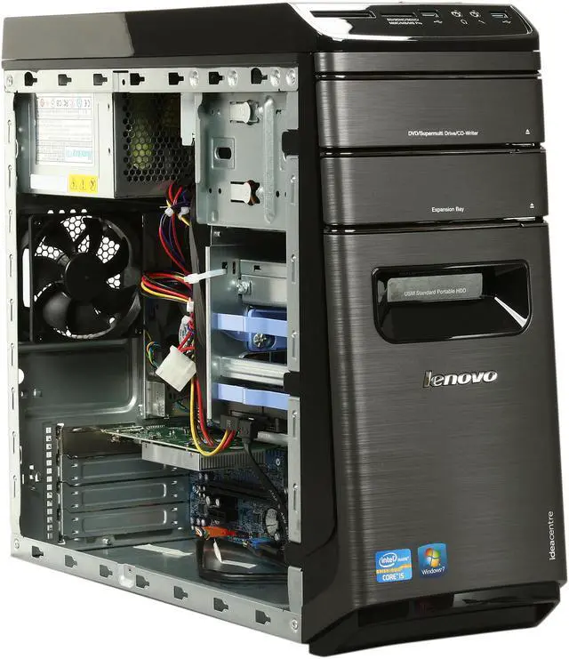Alt view image 9 of 12 - Lenovo Desktop PC IdeaCentre K430 (31092FU) Intel Core i5-2320 12GB DDR3 2TB HDD NVIDIA GeForce GT 620 1GB Windows 7 Home Premium 64-Bit
