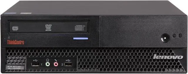 Alt view image 2 of 8 - ThinkCentre Desktop PC M57 Core 2 Duo 2.3GHz 2GB 80GB HDD Windows 7 Home 18 Month Warranty