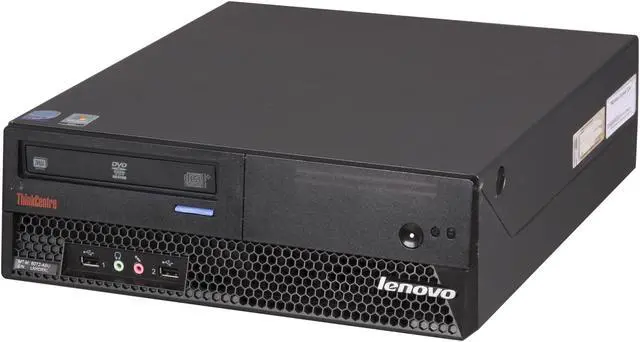 Alt view image 3 of 8 - ThinkCentre Desktop PC M57 Core 2 Duo 2.3GHz 2GB 80GB HDD Windows 7 Home 18 Month Warranty