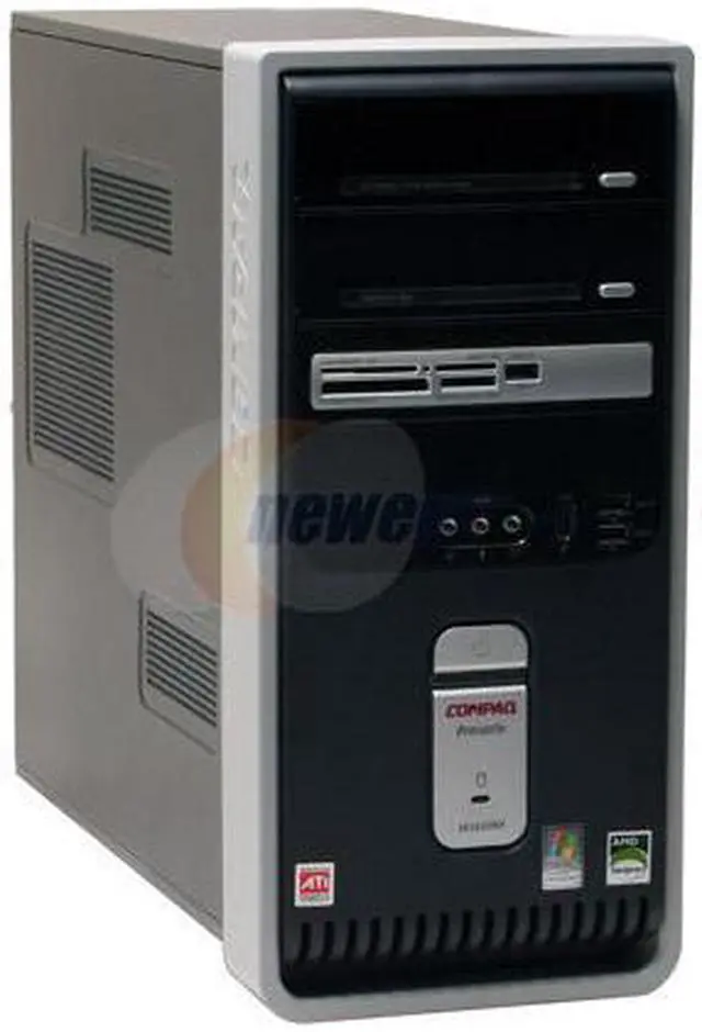 Alt view image 2 of 17 - COMPAQ Desktop PC Presario SR1610NX (ED865AA) 3200+ 256MB DDR 80GB HDD ATI Radeon X300 Windows XP Home