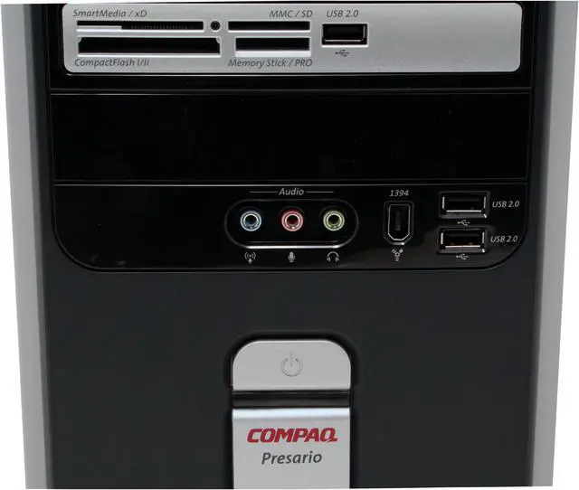 Alt view image 5 of 17 - COMPAQ Desktop PC Presario SR1610NX (ED865AA) 3200+ 256MB DDR 80GB HDD ATI Radeon X300 Windows XP Home