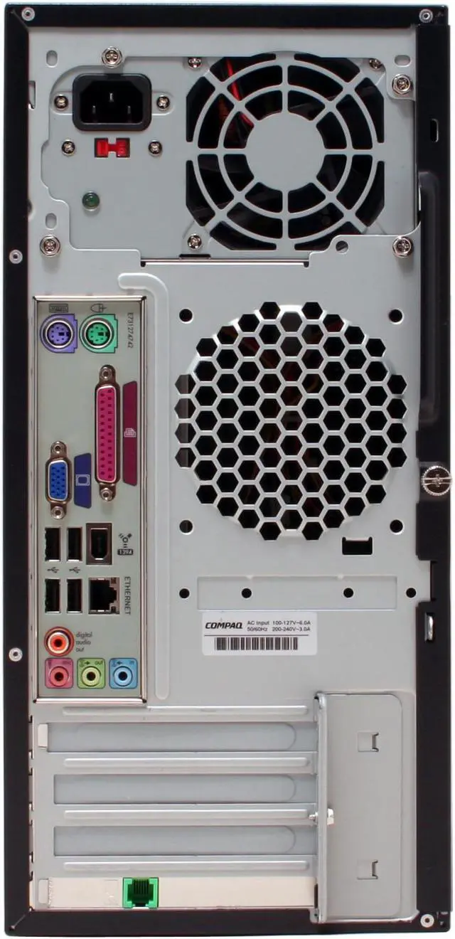 Alt view image 7 of 17 - COMPAQ Desktop PC Presario SR1610NX (ED865AA) 3200+ 256MB DDR 80GB HDD ATI Radeon X300 Windows XP Home