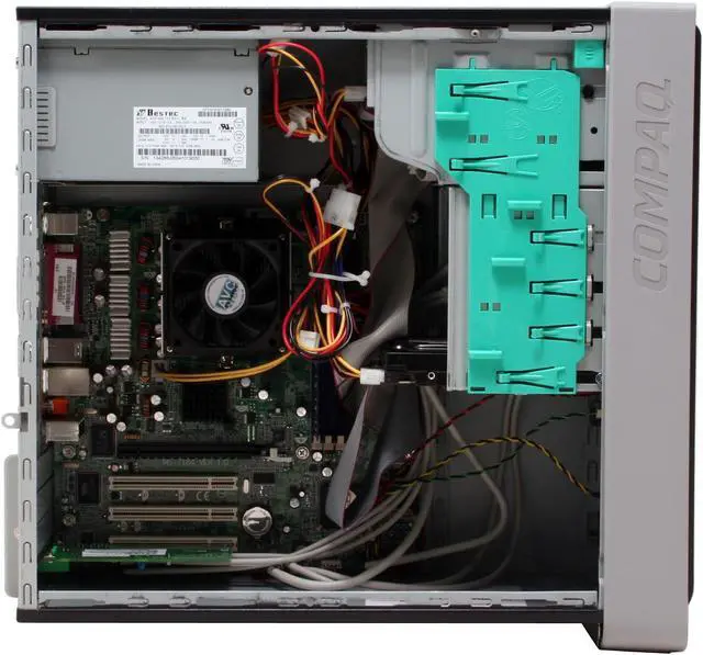 Alt view image 8 of 17 - COMPAQ Desktop PC Presario SR1610NX (ED865AA) 3200+ 256MB DDR 80GB HDD ATI Radeon X300 Windows XP Home