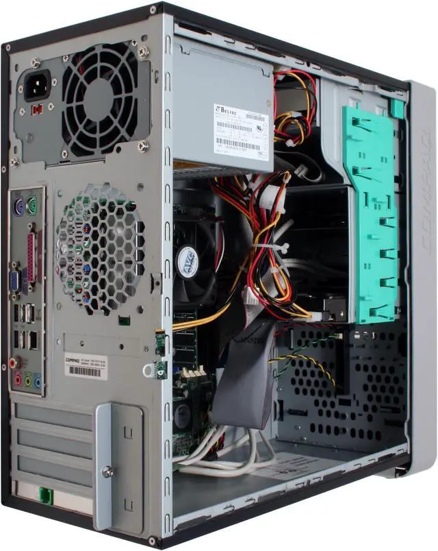 Alt view image 9 of 17 - COMPAQ Desktop PC Presario SR1610NX (ED865AA) 3200+ 256MB DDR 80GB HDD ATI Radeon X300 Windows XP Home