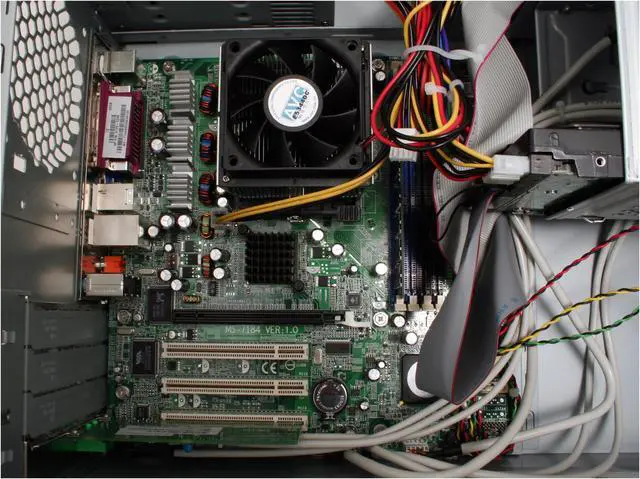 Alt view image 12 of 17 - COMPAQ Desktop PC Presario SR1610NX (ED865AA) 3200+ 256MB DDR 80GB HDD ATI Radeon X300 Windows XP Home