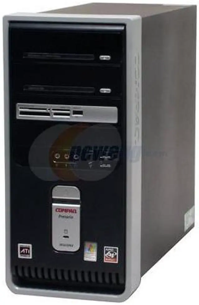 Alt view image 3 of 16 - COMPAQ Desktop PC Presario SR1630NX (ED878AA) 3500+(2.20 GHz) 512MB DDR 200GB HDD ATI Radeon Integrated Graphics Windows XP Home