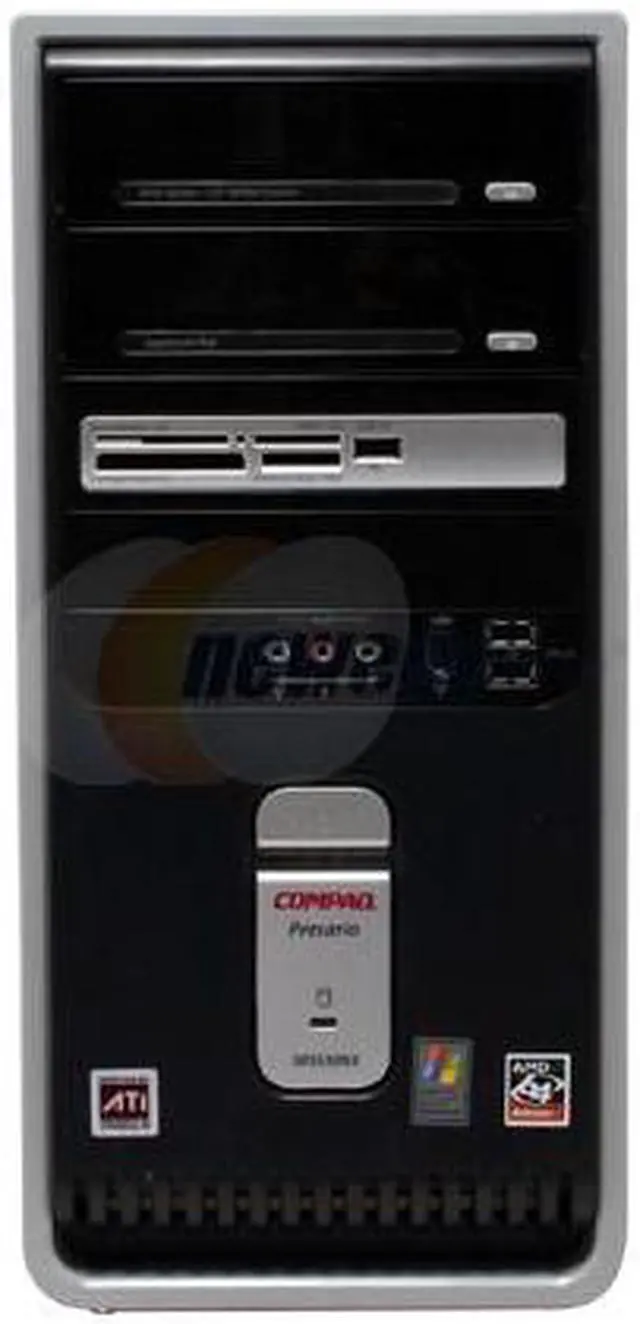 Alt view image 4 of 16 - COMPAQ Desktop PC Presario SR1630NX (ED878AA) 3500+(2.20 GHz) 512MB DDR 200GB HDD ATI Radeon Integrated Graphics Windows XP Home