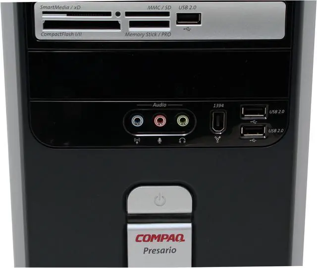 Alt view image 5 of 16 - COMPAQ Desktop PC Presario SR1630NX (ED878AA) 3500+(2.20 GHz) 512MB DDR 200GB HDD ATI Radeon Integrated Graphics Windows XP Home