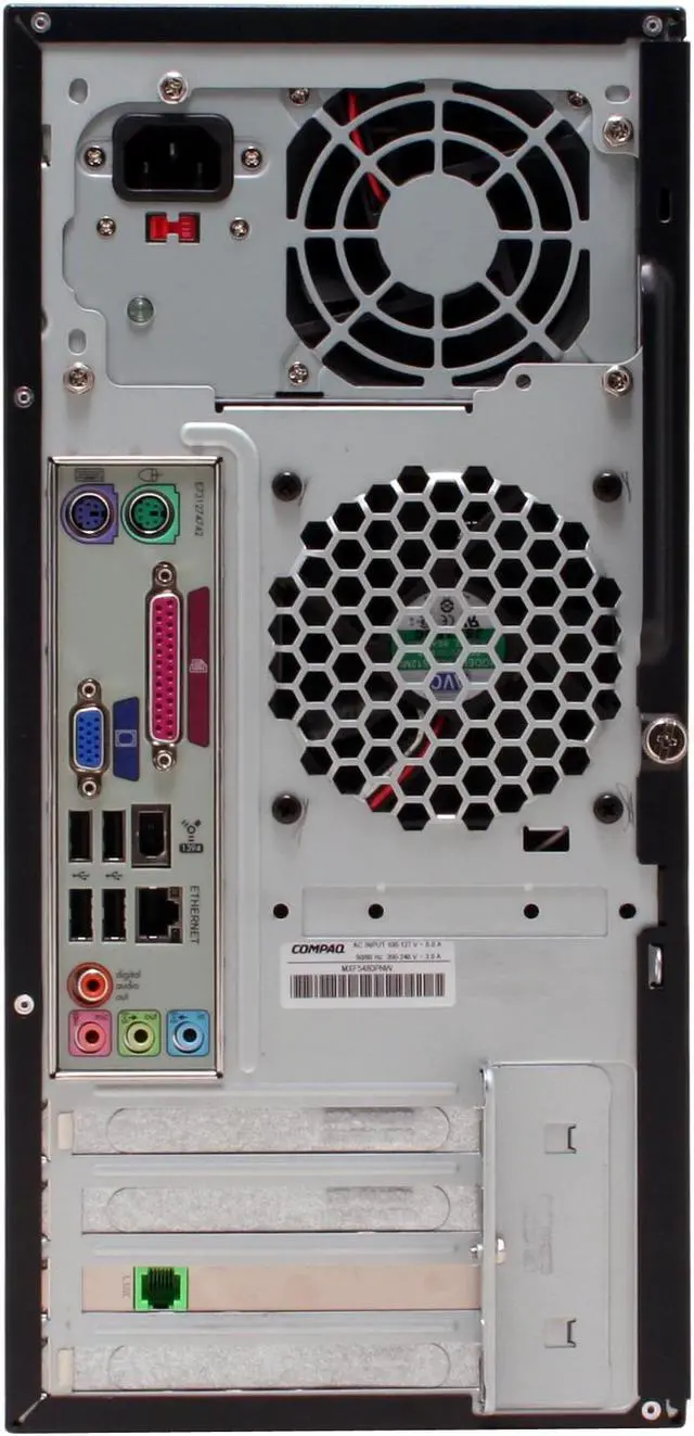 Alt view image 7 of 16 - COMPAQ Desktop PC Presario SR1630NX (ED878AA) 3500+(2.20 GHz) 512MB DDR 200GB HDD ATI Radeon Integrated Graphics Windows XP Home