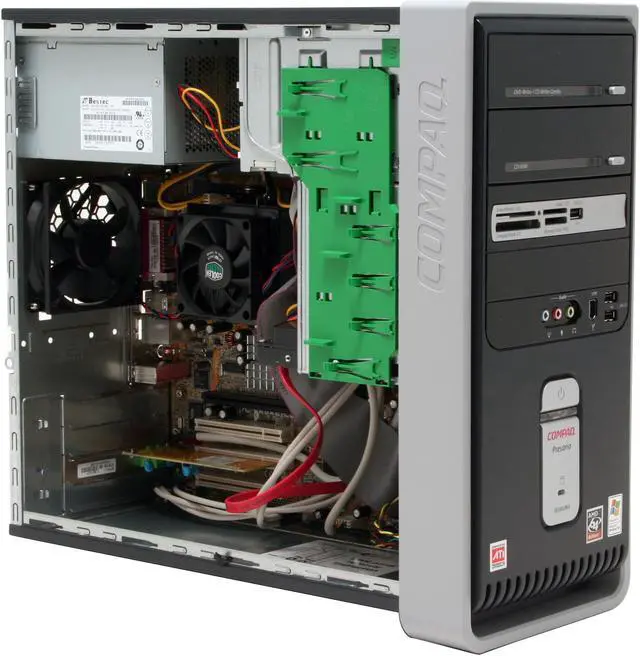 Alt view image 9 of 17 - COMPAQ Desktop PC Presario SR1650NX (ED881AA) 3500+(2.20 GHz) 1GB DDR 250GB HDD ATI Radeon X300 Windows XP Media Center