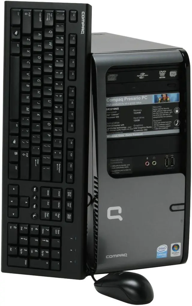 COMPAQ Desktop PC Presario SR5210NX(GN571AA) Intel Celeron 420 1GB