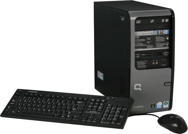 Main image of COMPAQ Desktop PC Presario SR5450F(KJ383AA) Intel Pentium E2180 2GB DDR2 500GB HDD NVIDIA GeForce 7100 Windows Vista Home Premium