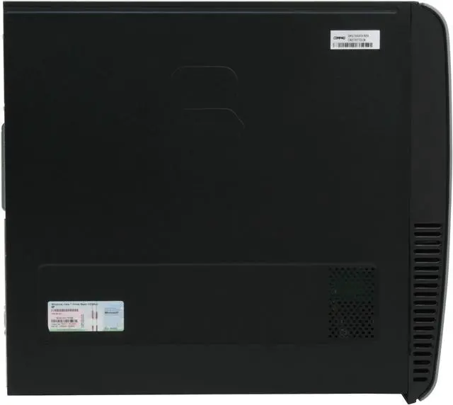 Alt view image 5 of 12 - COMPAQ Desktop PC Presario SR5223WM(GN573AAR) 3600+ 1GB DDR2 120GB HDD NVIDIA GeForce 6150 SE Windows Vista Home Basic