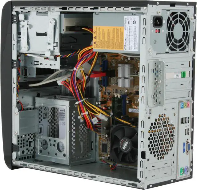 Alt view image 7 of 12 - COMPAQ Desktop PC Presario SR5223WM(GN573AAR) 3600+ 1GB DDR2 120GB HDD NVIDIA GeForce 6150 SE Windows Vista Home Basic