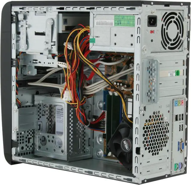 Alt view image 7 of 12 - COMPAQ Desktop PC Presario SR5350F(GX618AAR) Intel Pentium E2160 2GB DDR2 360GB HDD Intel GMA 950 Windows Vista Home Premium