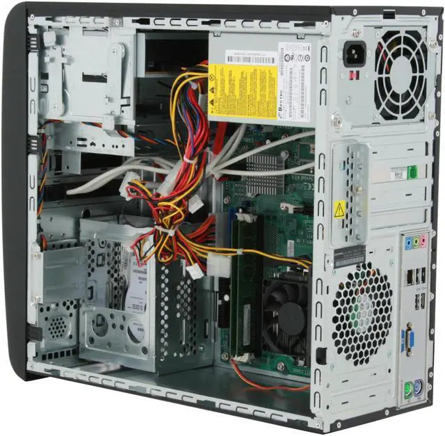 Alt view image 8 of 19 - COMPAQ Desktop PC Presario SR5510F(KQ513AA) 5000+ 2GB DDR2 500GB HDD NVIDIA GeForce 6150 SE Windows Vista Home Premium