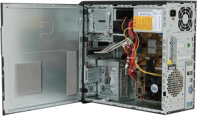 Alt view image 7 of 19 - COMPAQ Desktop PC Presario SR5505F(KT526AA) 4200+ 1GB DDR2 160GB HDD NVIDIA GeForce 6150 SE Windows Vista Home Premium