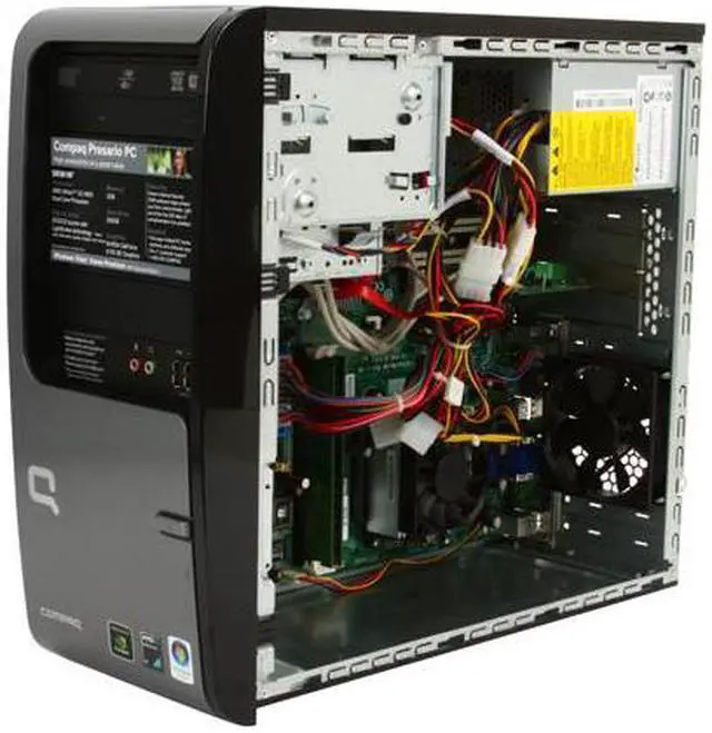 Alt view image 10 of 19 - COMPAQ Desktop PC Presario SR5610F(FK586AA) 4800+ 3GB DDR2 320GB HDD NVIDIA GeForce 6150 SE Windows Vista Home Premium