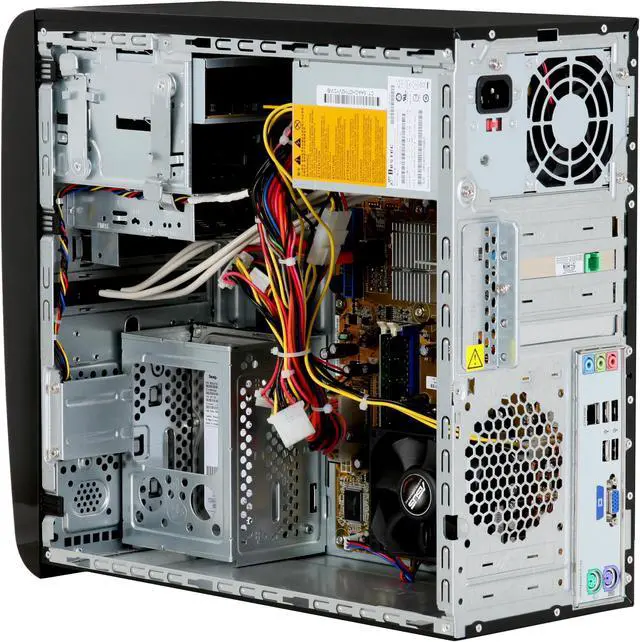 Alt view image 8 of 18 - COMPAQ Desktop PC Presario SR5505F(KT526AAR) 4200+ 1GB DDR2 160GB HDD NVIDIA GeForce 6150 SE Windows Vista Home Premium
