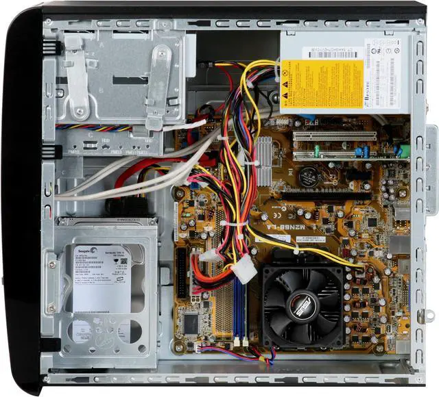 Alt view image 9 of 18 - COMPAQ Desktop PC Presario SR5505F(KT526AAR) 4200+ 1GB DDR2 160GB HDD NVIDIA GeForce 6150 SE Windows Vista Home Premium
