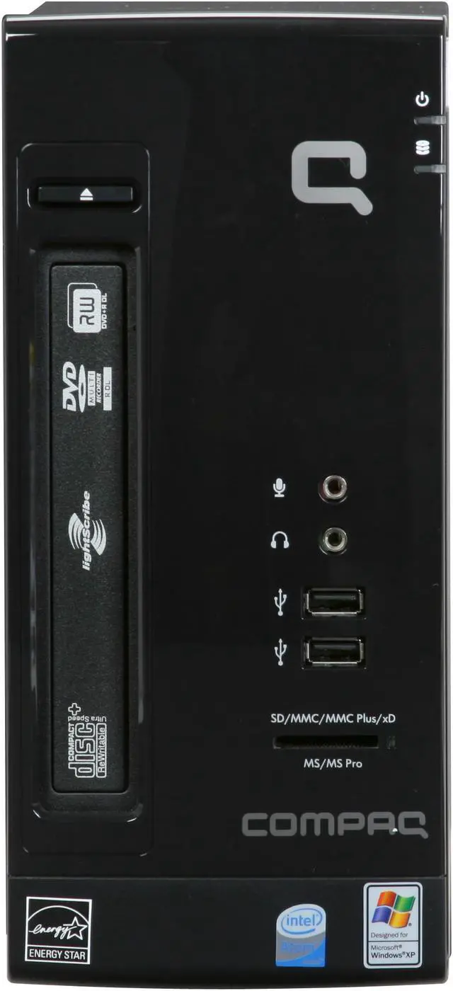 Alt view image 3 of 16 - COMPAQ Desktop PC CQ2009F(FQ652AA) Intel Atom 230 1GB DDR2 160GB HDD Intel GMA 950 Windows XP Home