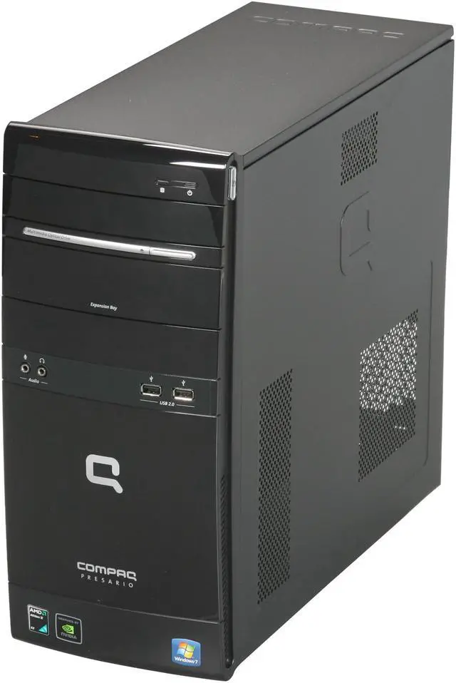 Alt view image 3 of 9 - COMPAQ Desktop PC Presario CQ5210F(NY540AA#ABA) AMD Athlon II X2 215 3GB DDR2 500GB HDD NVIDIA GeForce 6150 SE Windows 7 Home Premium 64-bit