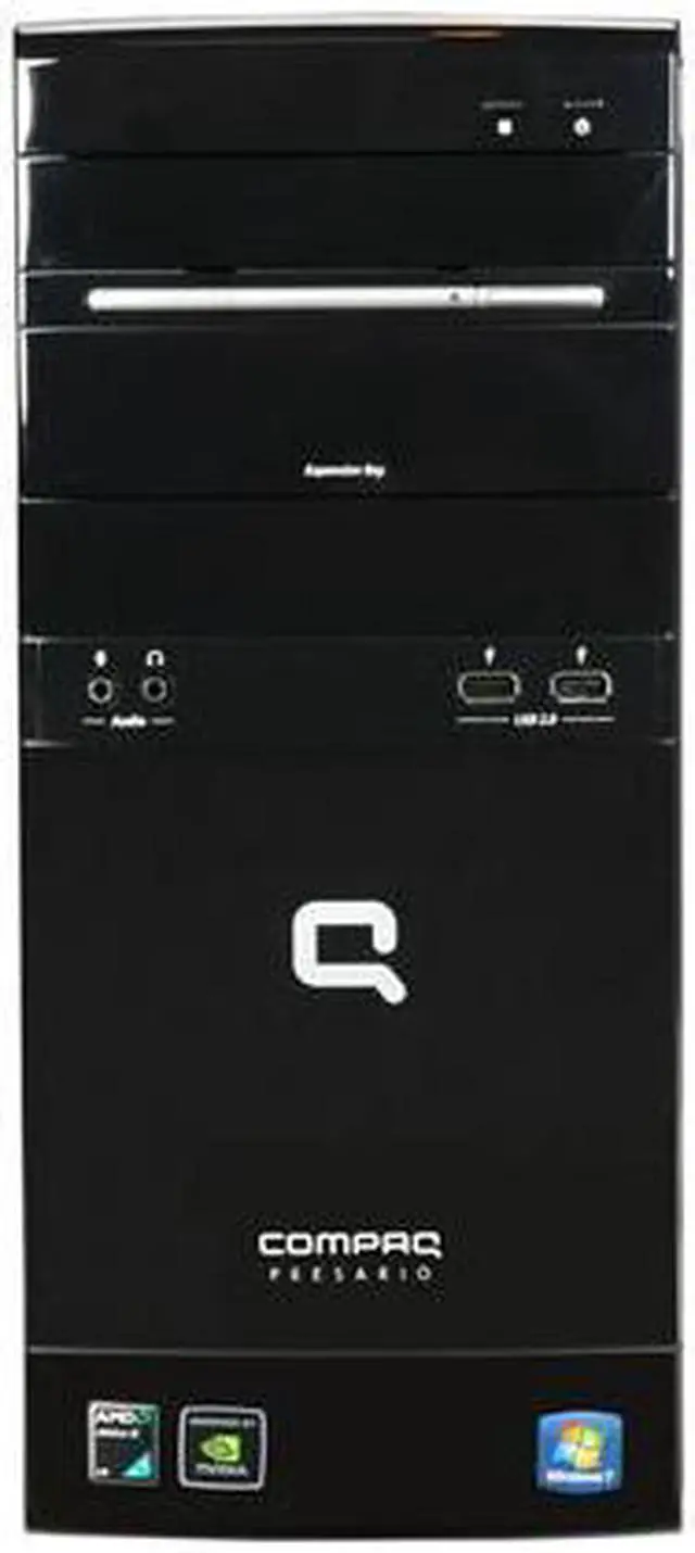 Alt view image 2 of 8 - COMPAQ Desktop PC Presario CQ5210F(NY540AA#ABL) AMD Athlon II X2 215 3GB DDR2 500GB HDD NVIDIA GeForce 6150 SE Windows 7 Home Premium 64-bit