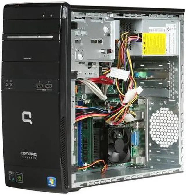 Alt view image 7 of 8 - COMPAQ Desktop PC Presario CQ5210F(NY540AA#ABL) AMD Athlon II X2 215 3GB DDR2 500GB HDD NVIDIA GeForce 6150 SE Windows 7 Home Premium 64-bit