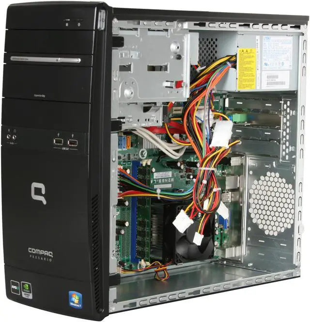 Alt view image 7 of 9 - COMPAQ Desktop PC Presario CQ5300F(AY026AA#ABA) AMD Sempron LE-1300 2GB DDR2 320GB HDD NVIDIA GeForce 6150 SE Windows 7 Home Premium 64-bit