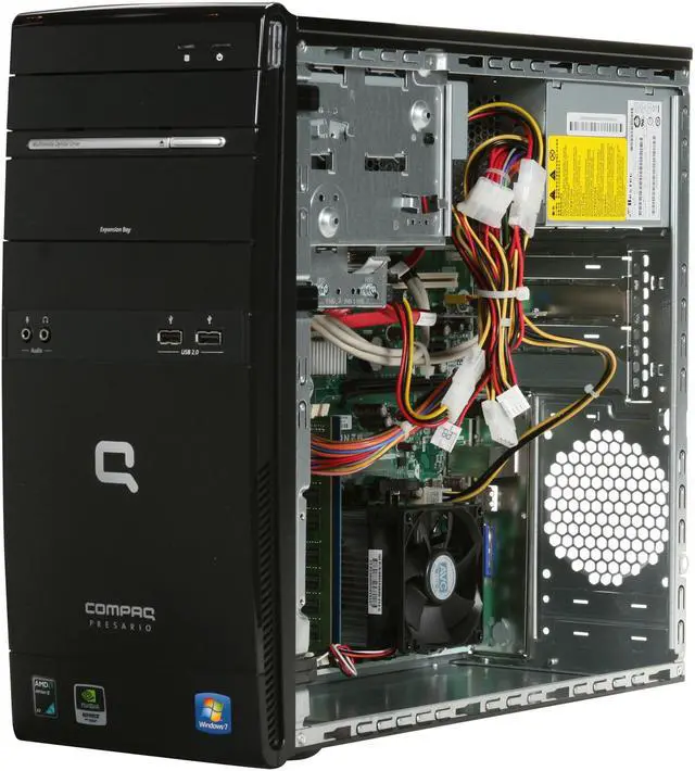 Alt view image 8 of 9 - COMPAQ Desktop PC Presario CQ5320F(AY030AA#ABA) AMD Athlon II X2 240 3GB DDR3 500GB HDD NVIDIA GeForce 6150 SE Windows 7 Home Premium 64-bit