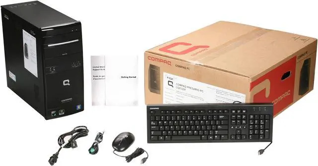 Alt view image 9 of 9 - COMPAQ Desktop PC Presario CQ5320F(AY030AA#ABA) AMD Athlon II X2 240 3GB DDR3 500GB HDD NVIDIA GeForce 6150 SE Windows 7 Home Premium 64-bit