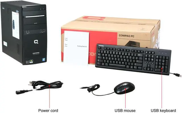 Alt view image 9 of 9 - COMPAQ Desktop PC CQ5500F (BQ471AA#ABA) AMD Sempron 140 2GB DDR2 500GB HDD NVIDIA GeForce 6150 SE Windows 7 Home Premium 64-bit