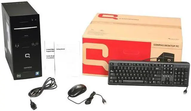 Alt view image 9 of 9 - COMPAQ Desktop PC Presario CQ5700F (BV516AA#ABA) 2GB DDR3 500GB HDD ATI Radeon 3000 IGP Windows 7 Home Premium 64-bit
