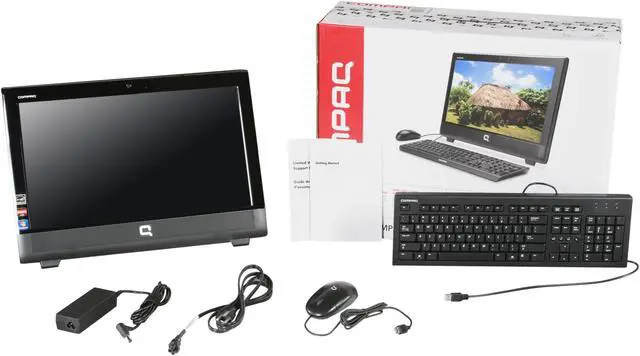 Alt view image 7 of 7 - COMPAQ All-in-One PC Presario CQ1-2025 (BZ653AA#ABA) AMD E-350 2GB DDR3 320GB HDD AMD Radeon HD 6310 Windows 7 Home Premium 64-bit