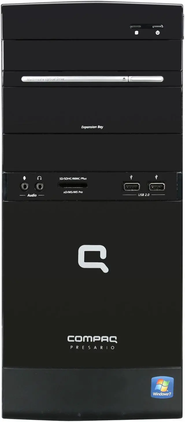 Alt view image 2 of 9 - COMPAQ Desktop PC Presario CQ5604f (BT473AAR#ABA) 3GB DDR2 500GB HDD NVIDIA GeForce 6150 SE Windows 7 Home Premium 64-bit