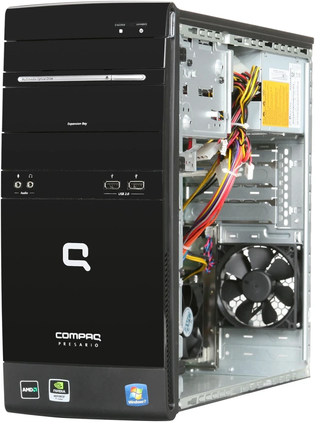 Refurbished: COMPAQ Desktop PC Presario CQ5600f (BM411AAR#ABA) 2GB DDR2 ...
