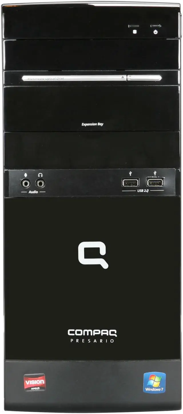 Alt view image 2 of 9 - COMPAQ Desktop PC Presario CQ5810 (QN656AA#ABA) AMD E-350 2GB DDR3 500GB HDD AMD Radeon HD 6310 Windows 7 Home Premium 64-bit