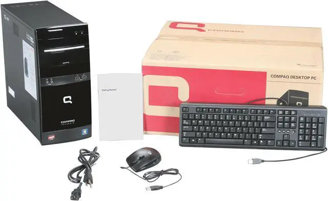 Alt view image 9 of 9 - COMPAQ Desktop PC Presario CQ5810 (QN656AA#ABA) AMD E-350 2GB DDR3 500GB HDD AMD Radeon HD 6310 Windows 7 Home Premium 64-bit
